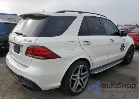 2017 Mercedes-Benz Gle 63 Amg-S 4Matic из США, поврежденный, VIN 4JGDA7FB6HA830886